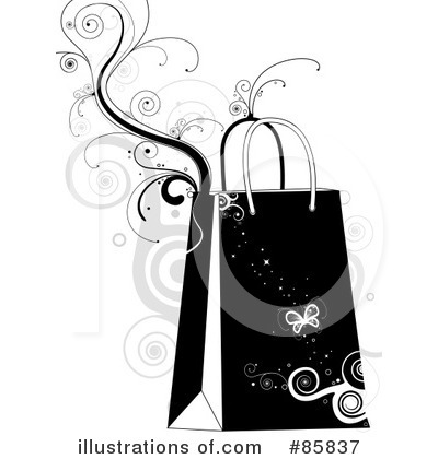 Royalty-Free (RF) Shopping Bag Clipart Illustration by BNP Design Studio - Stock Sample #85837