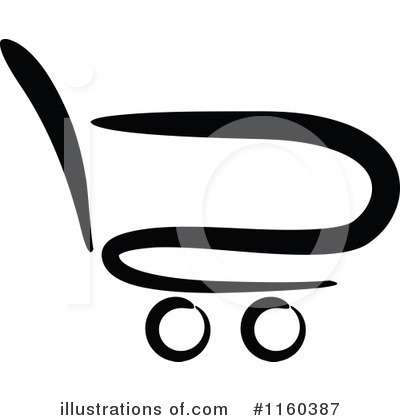 Royalty-Free (RF) Shopping Cart Clipart Illustration by Vector Tradition SM - Stock Sample #1160387