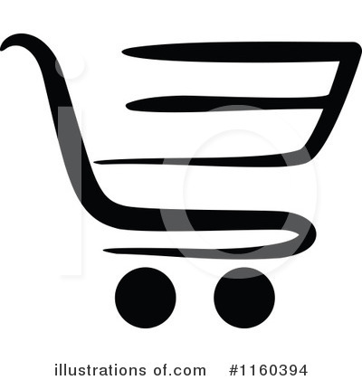 Royalty-Free (RF) Shopping Cart Clipart Illustration by Vector Tradition SM - Stock Sample #1160394
