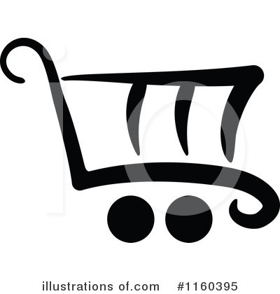 Shopping Cart Icon Clipart #1160395 by Vector Tradition SM