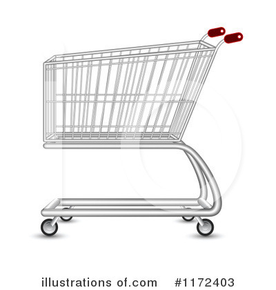 Royalty-Free (RF) Shopping Cart Clipart Illustration by vectorace - Stock Sample #1172403