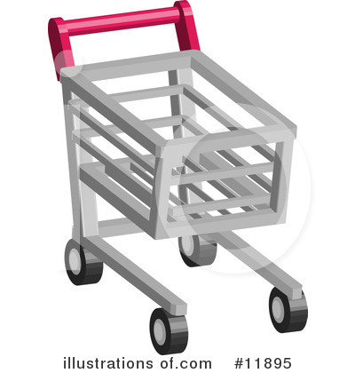 Royalty-Free (RF) Shopping Cart Clipart Illustration by AtStockIllustration - Stock Sample #11895