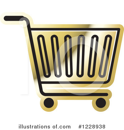 Royalty-Free (RF) Shopping Cart Clipart Illustration by Lal Perera - Stock Sample #1228938
