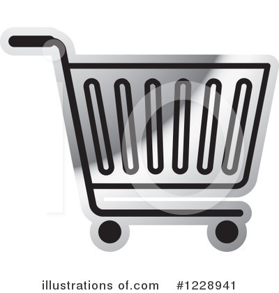 Royalty-Free (RF) Shopping Cart Clipart Illustration by Lal Perera - Stock Sample #1228941