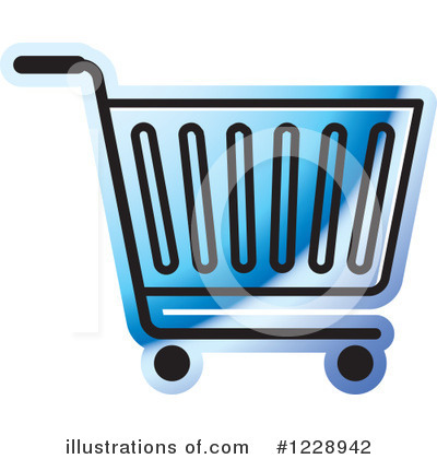 Royalty-Free (RF) Shopping Cart Clipart Illustration by Lal Perera - Stock Sample #1228942