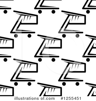 Royalty-Free (RF) Shopping Cart Clipart Illustration by Vector Tradition SM - Stock Sample #1255451