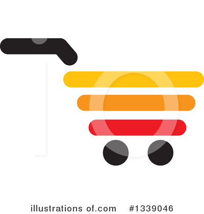 Royalty-Free (RF) Shopping Cart Clipart Illustration by ColorMagic - Stock Sample #1339046