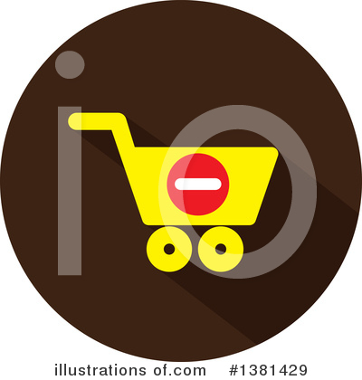 Cart Button Clipart #1381429 by ColorMagic