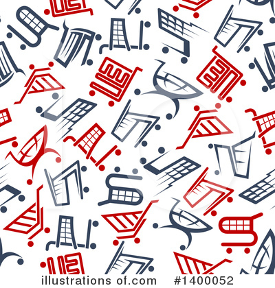 Royalty-Free (RF) Shopping Cart Clipart Illustration by Vector Tradition SM - Stock Sample #1400052