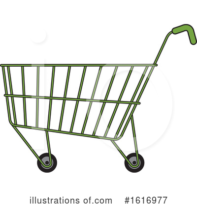 Royalty-Free (RF) Shopping Cart Clipart Illustration by Lal Perera - Stock Sample #1616977
