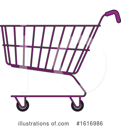 Royalty-Free (RF) Shopping Cart Clipart Illustration by Lal Perera - Stock Sample #1616986