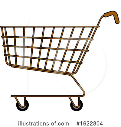 Royalty-Free (RF) Shopping Cart Clipart Illustration by Lal Perera - Stock Sample #1622804
