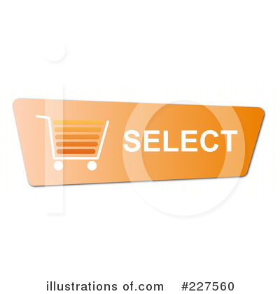 Royalty-Free (RF) Shopping Cart Clipart Illustration by oboy - Stock Sample #227560