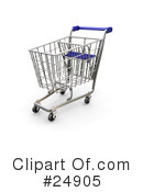 Shopping Cart Clipart #24905 by KJ Pargeter