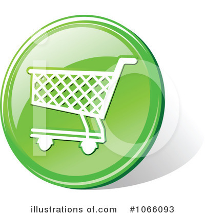 Shopping Cart Icon Clipart #1066093 by Vector Tradition SM