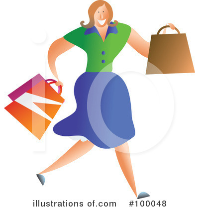 Royalty-Free (RF) Shopping Clipart Illustration by Prawny - Stock Sample #100048