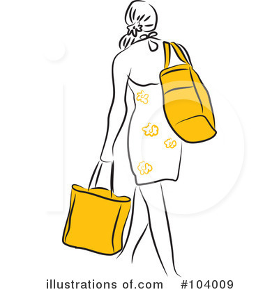 Royalty-Free (RF) Shopping Clipart Illustration by Prawny - Stock Sample #104009