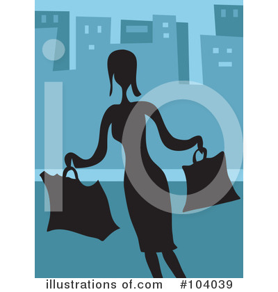 Royalty-Free (RF) Shopping Clipart Illustration by Prawny - Stock Sample #104039