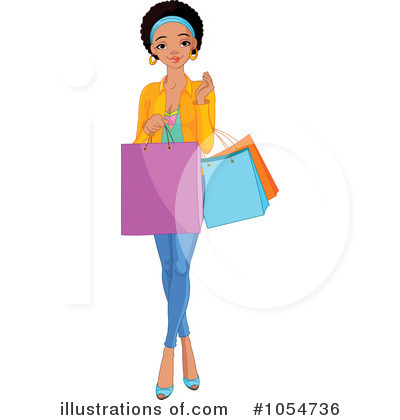 Royalty-Free (RF) Shopping Clipart Illustration by Pushkin - Stock Sample #1054736