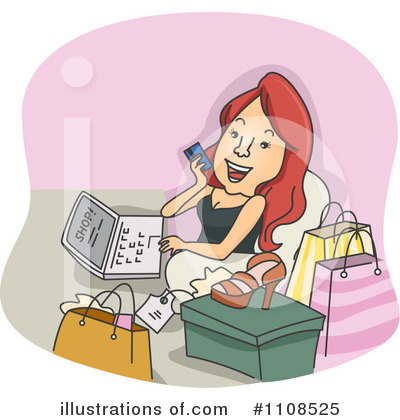Royalty-Free (RF) Shopping Clipart Illustration by BNP Design Studio - Stock Sample #1108525