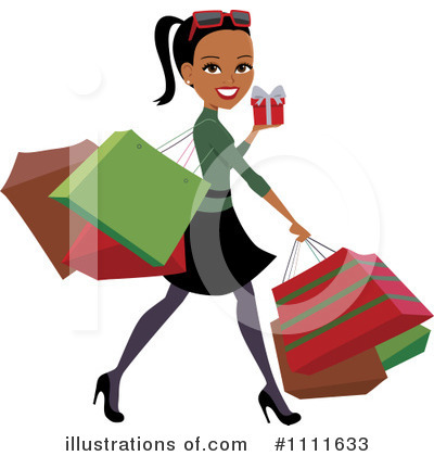 Royalty-Free (RF) Shopping Clipart Illustration by Monica - Stock Sample #1111633