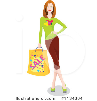 Royalty-Free (RF) Shopping Clipart Illustration by YUHAIZAN YUNUS - Stock Sample #1134364