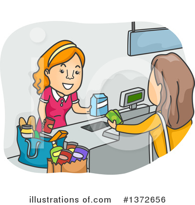 Royalty-Free (RF) Shopping Clipart Illustration by BNP Design Studio - Stock Sample #1372656