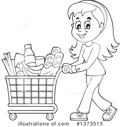 Groceries Clipart #1373515 by visekart