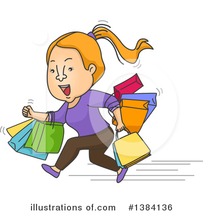 Royalty-Free (RF) Shopping Clipart Illustration by BNP Design Studio - Stock Sample #1384136