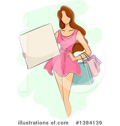 Royalty-Free (RF) Shopping Clipart Illustration by BNP Design Studio - Stock Sample #1384139