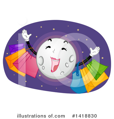 Royalty-Free (RF) Shopping Clipart Illustration by BNP Design Studio - Stock Sample #1418830