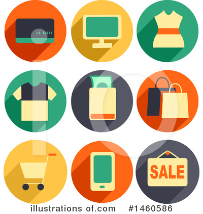 Royalty-Free (RF) Shopping Clipart Illustration by BNP Design Studio - Stock Sample #1460586