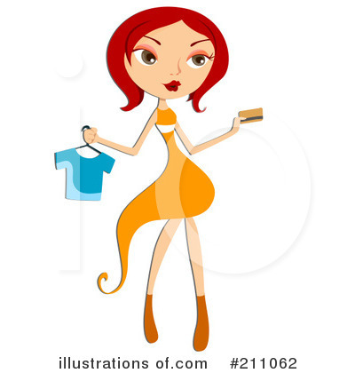 Royalty-Free (RF) Shopping Clipart Illustration by BNP Design Studio - Stock Sample #211062