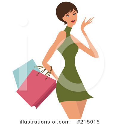 Royalty-Free (RF) Shopping Clipart Illustration by OnFocusMedia - Stock Sample #215015