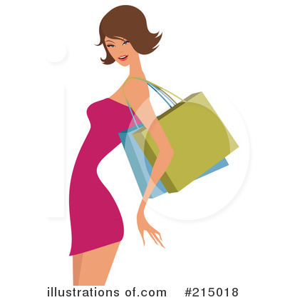 Royalty-Free (RF) Shopping Clipart Illustration by OnFocusMedia - Stock Sample #215018