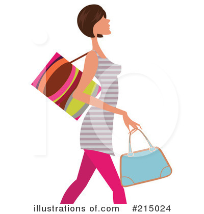 Royalty-Free (RF) Shopping Clipart Illustration by OnFocusMedia - Stock Sample #215024