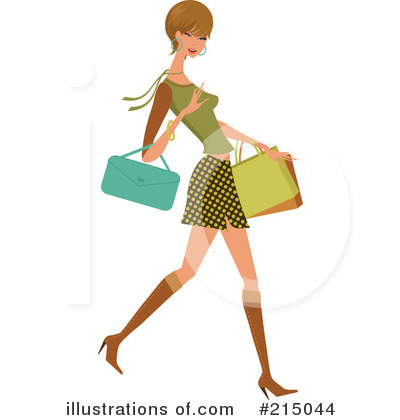 Royalty-Free (RF) Shopping Clipart Illustration by OnFocusMedia - Stock Sample #215044