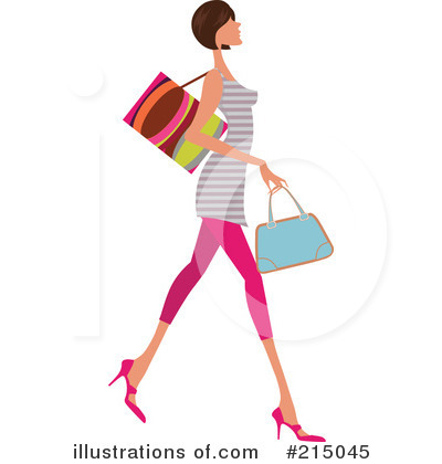 Royalty-Free (RF) Shopping Clipart Illustration by OnFocusMedia - Stock Sample #215045