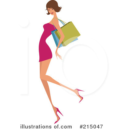 Royalty-Free (RF) Shopping Clipart Illustration by OnFocusMedia - Stock Sample #215047