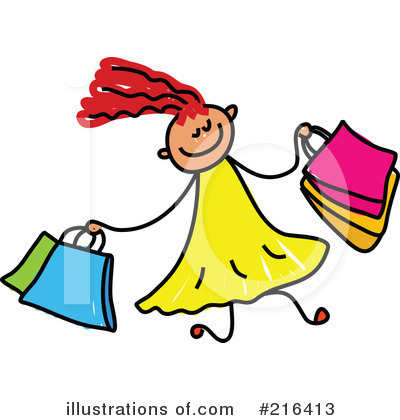 Royalty-Free (RF) Shopping Clipart Illustration by Prawny - Stock Sample #216413