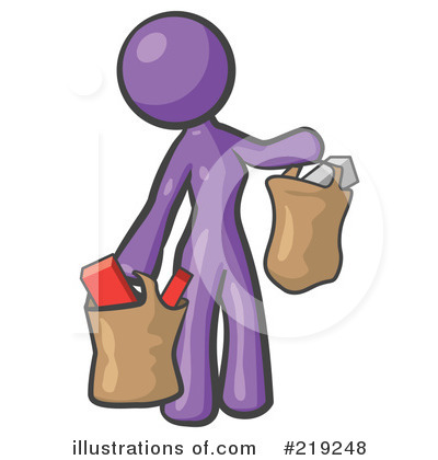 Shopping Clipart #219248 by Leo Blanchette