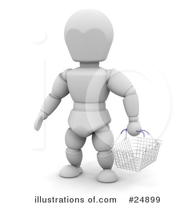 Royalty-Free (RF) Shopping Clipart Illustration by KJ Pargeter - Stock Sample #24899