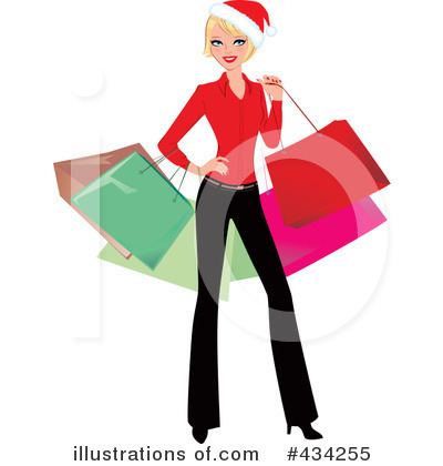 Royalty-Free (RF) Shopping Clipart Illustration by Monica - Stock Sample #434255