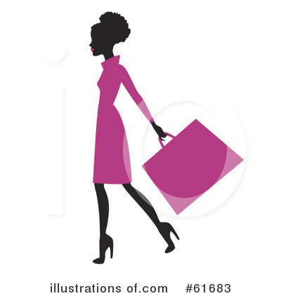 Royalty-Free (RF) Shopping Clipart Illustration by Monica - Stock Sample #61683