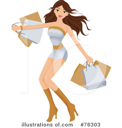Royalty-Free (RF) Shopping Clipart Illustration by BNP Design Studio - Stock Sample #76303