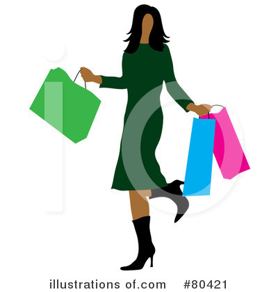 Royalty-Free (RF) Shopping Clipart Illustration by Pams Clipart - Stock Sample #80421