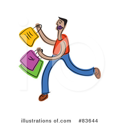 Royalty-Free (RF) Shopping Clipart Illustration by Prawny - Stock Sample #83644