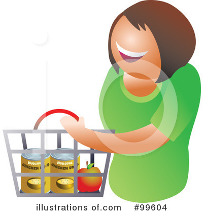 Royalty-Free (RF) Shopping Clipart Illustration by Prawny - Stock Sample #99604