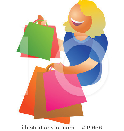 Royalty-Free (RF) Shopping Clipart Illustration by Prawny - Stock Sample #99656