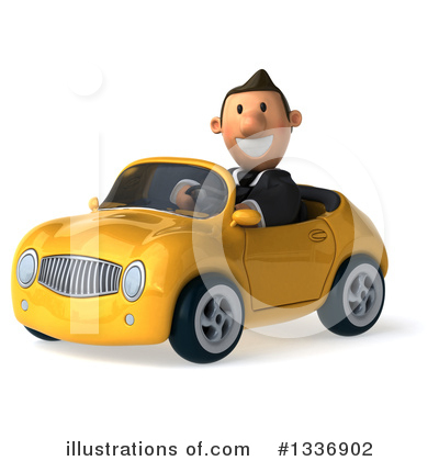 Short White Businessman Clipart #1336902 by Julos